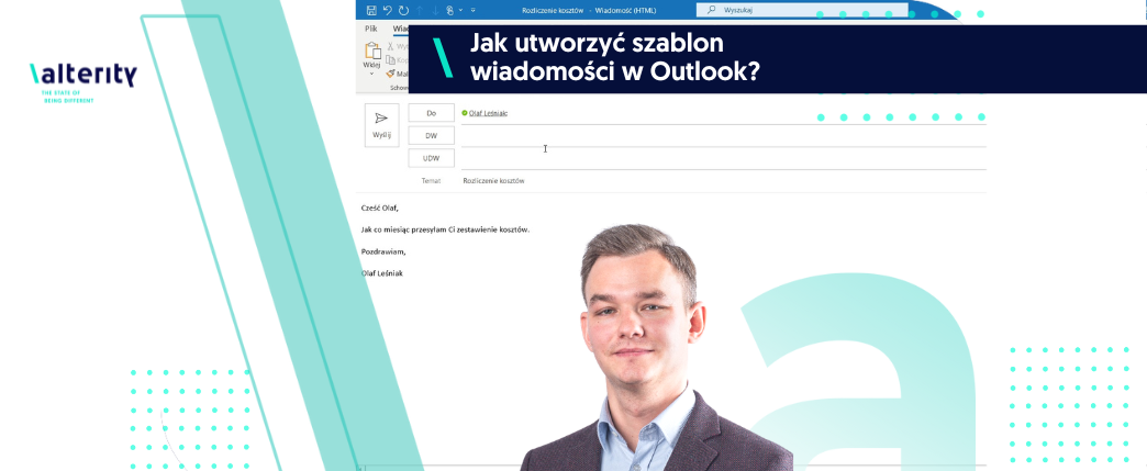 Jak utworzyć szablon wiadomości w Outlook?
