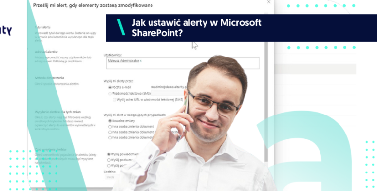 Jak ustawić alerty w Microsoft SharePoint?  